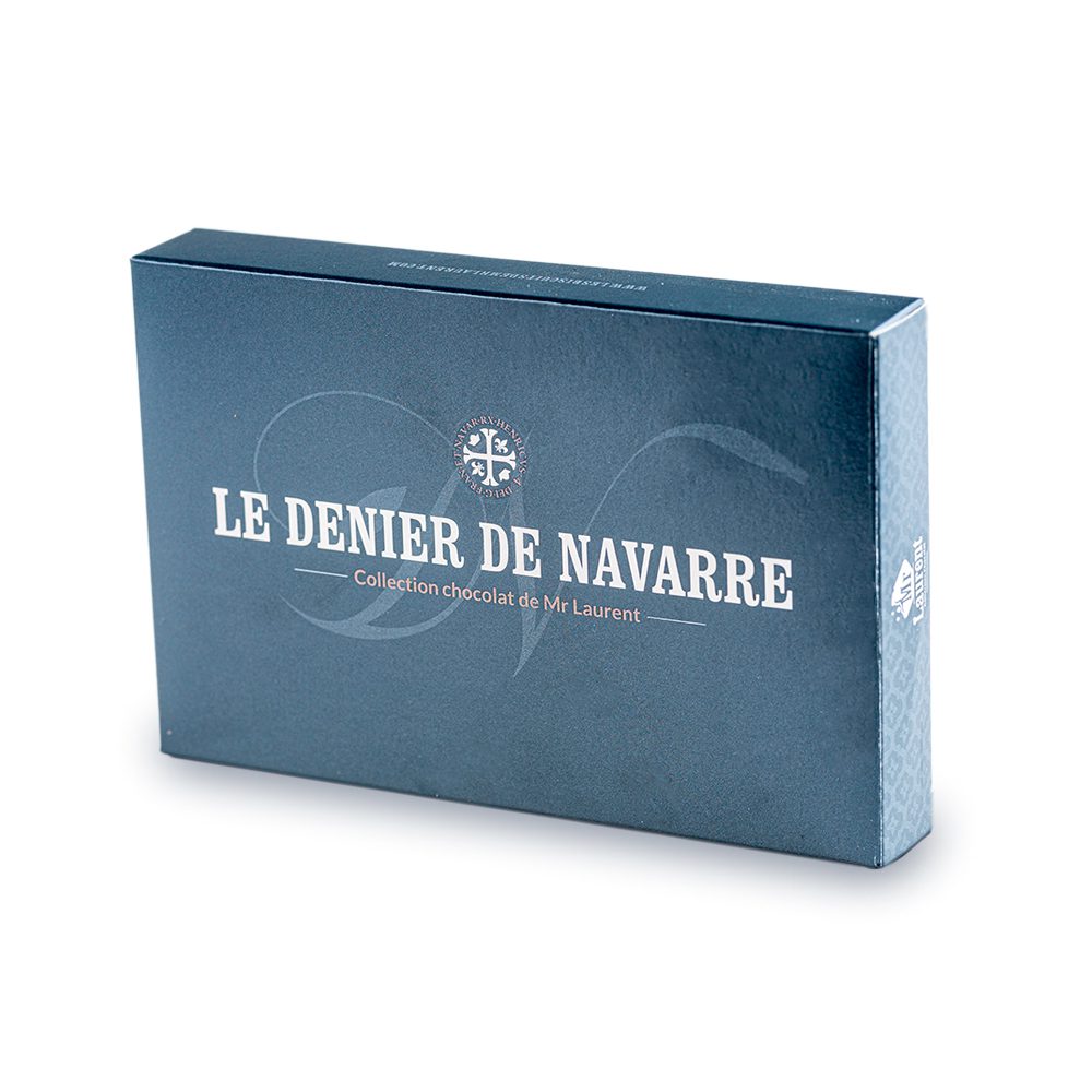 Boite denier de Navarre en chocolat