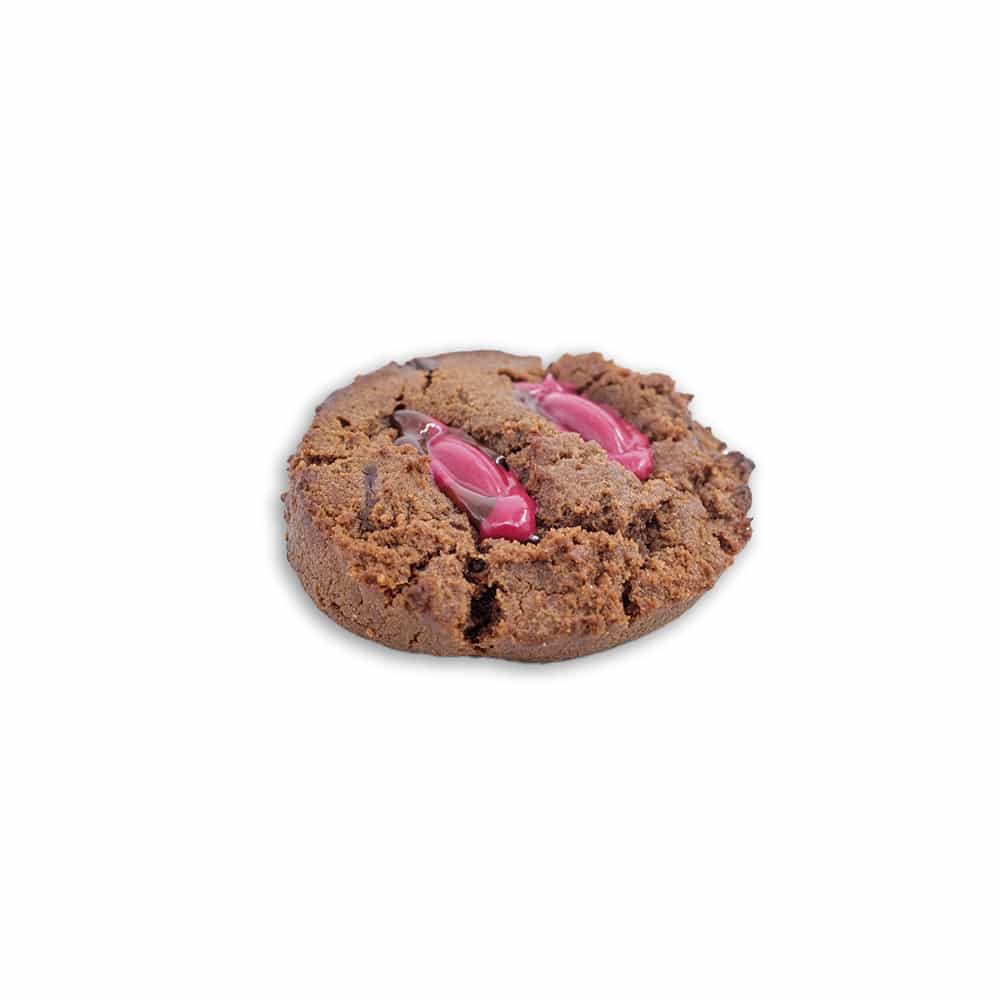 cookie framboise chocolat noir